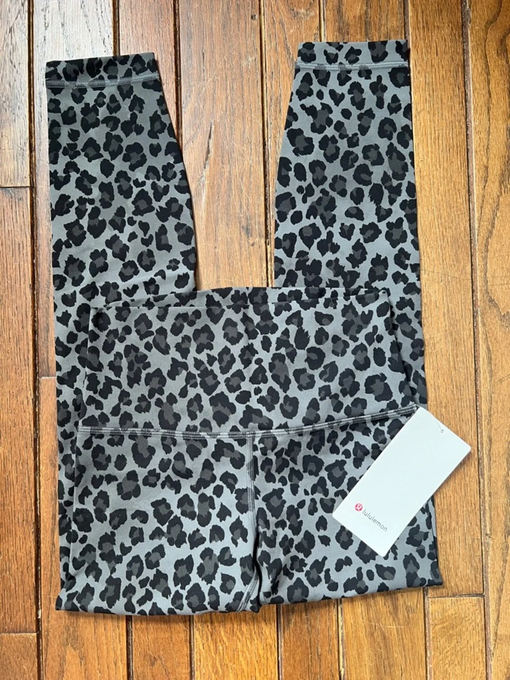 Lululemon Leopard Black Multi Align HR Leggings 25